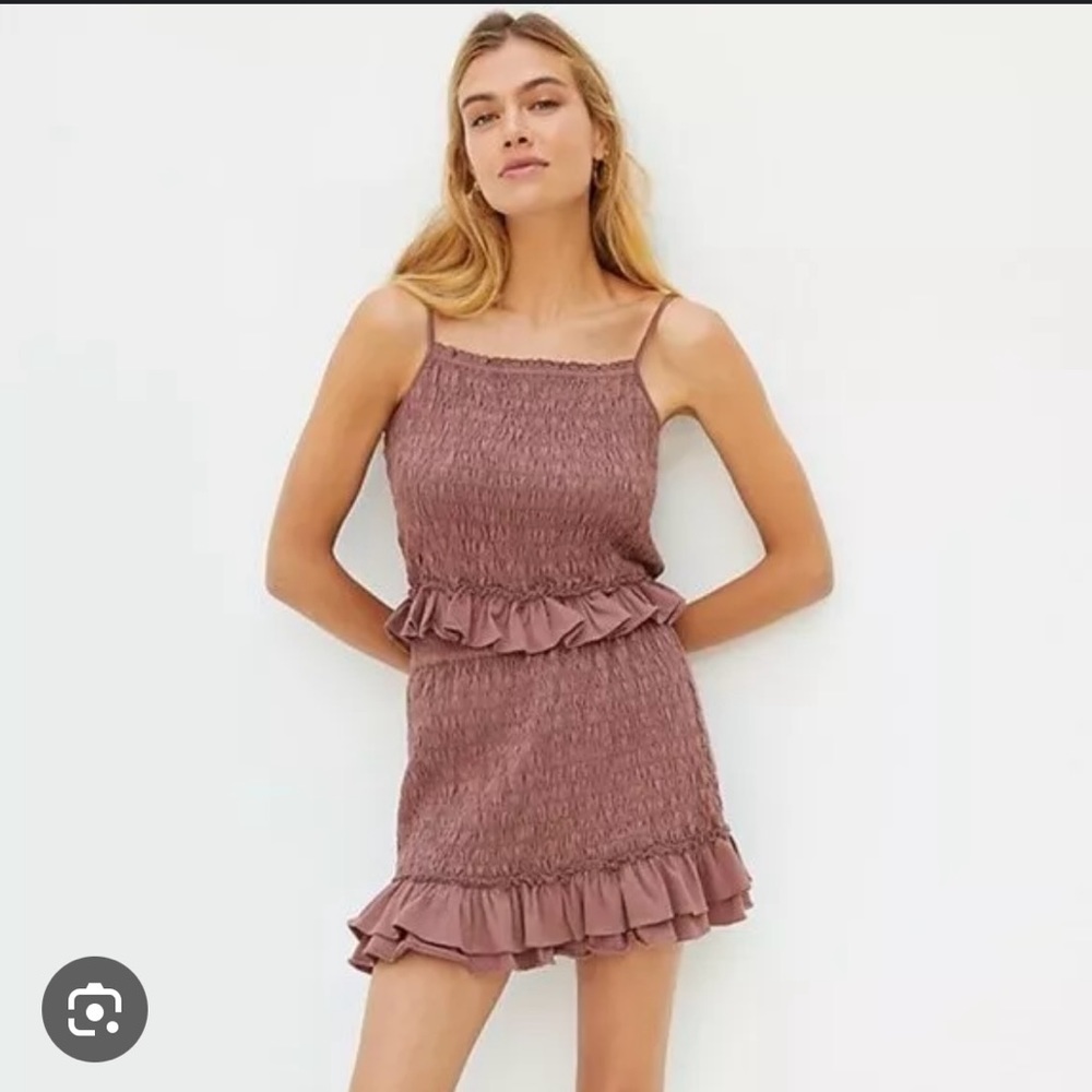 NWT Forever that Girl (Anthropologie) 2-piece smocked skirt set